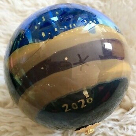 2020 NATIVITY GLASS 100 MM LARGE BALL ORNAMENT - Picture 4 of 7